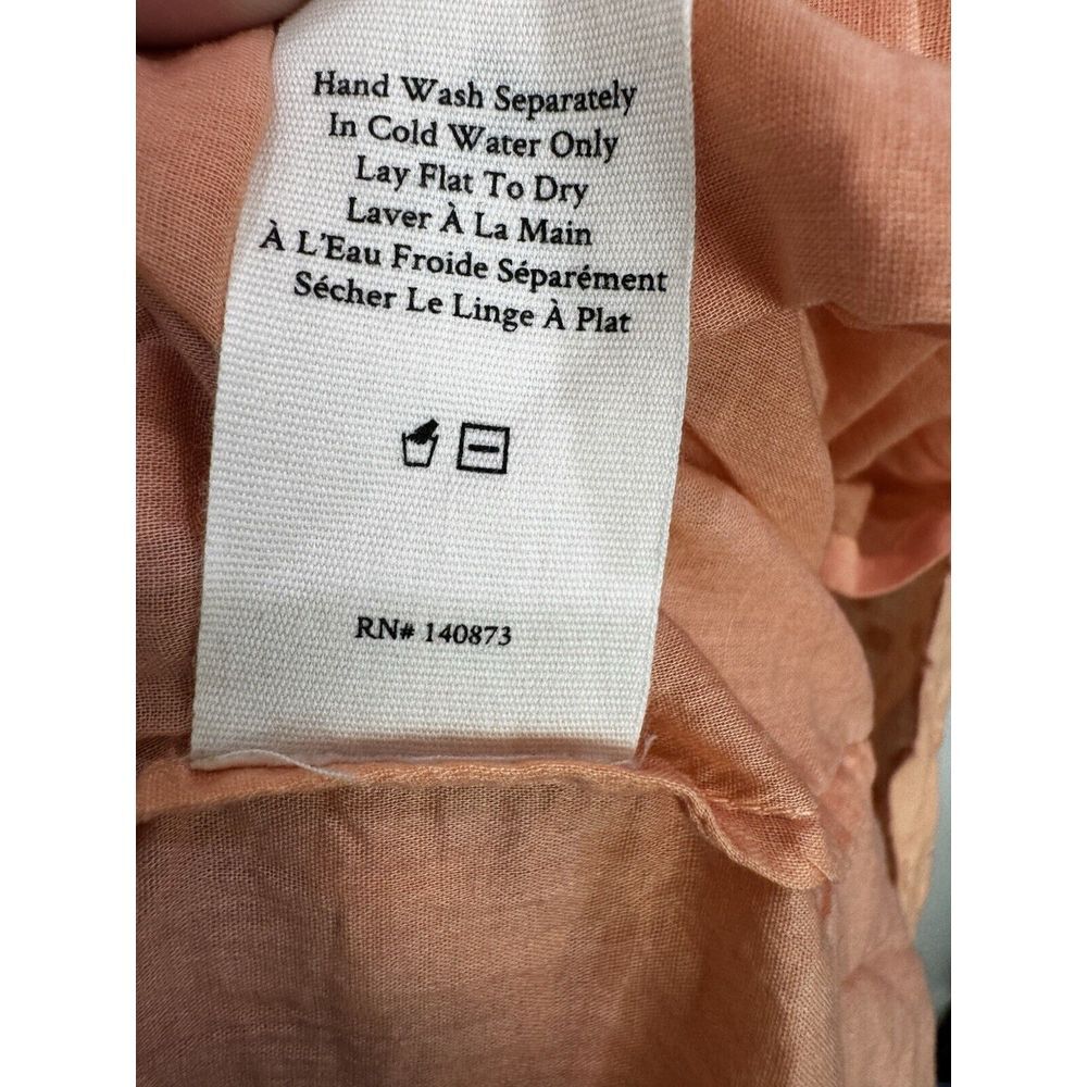 LoveShackFancy | Carlton Dress | Pink Lemonade Orange | Size 10 - Picture 9 of 9